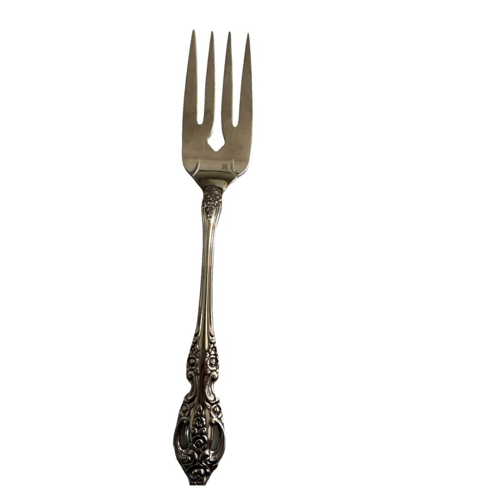 Oneida SSS Stainless Silverware - RENOIR PEMBROOKE - Solid Serving‎ Fork